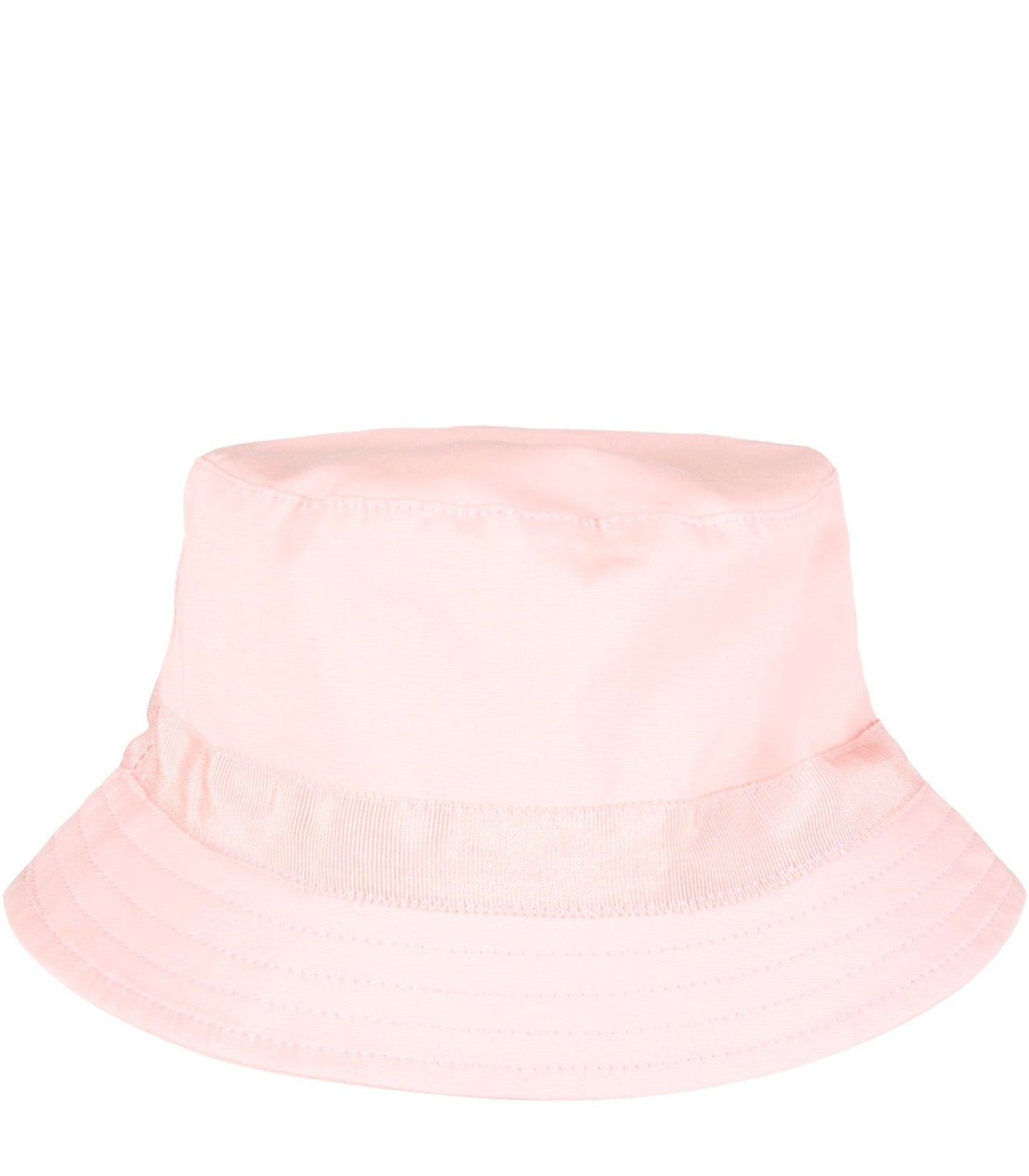 Girls Pink Logo Cotton Hat