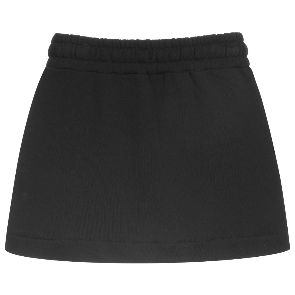 Girls Black Logo Skirt
