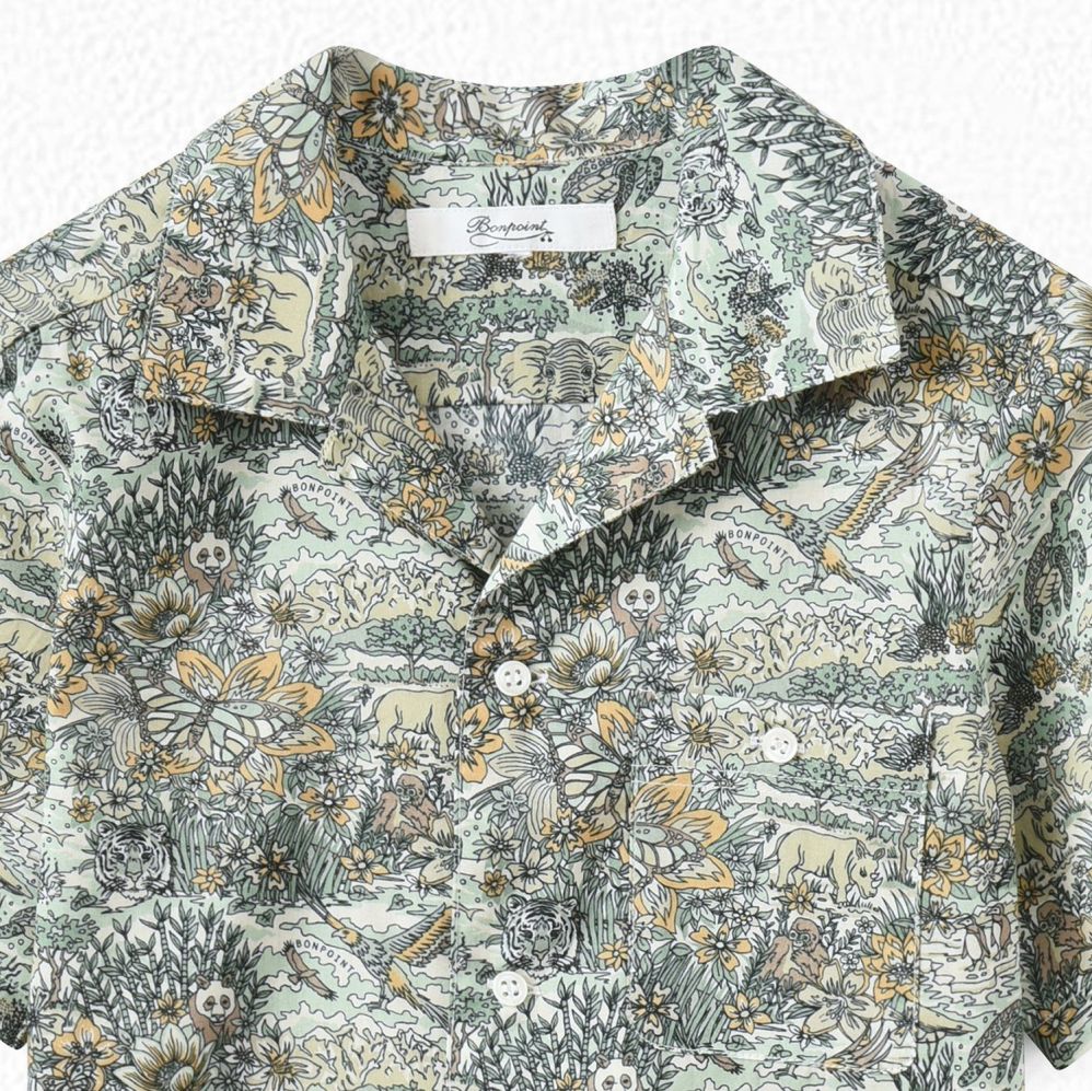 Boys Multicolor Print Shirt