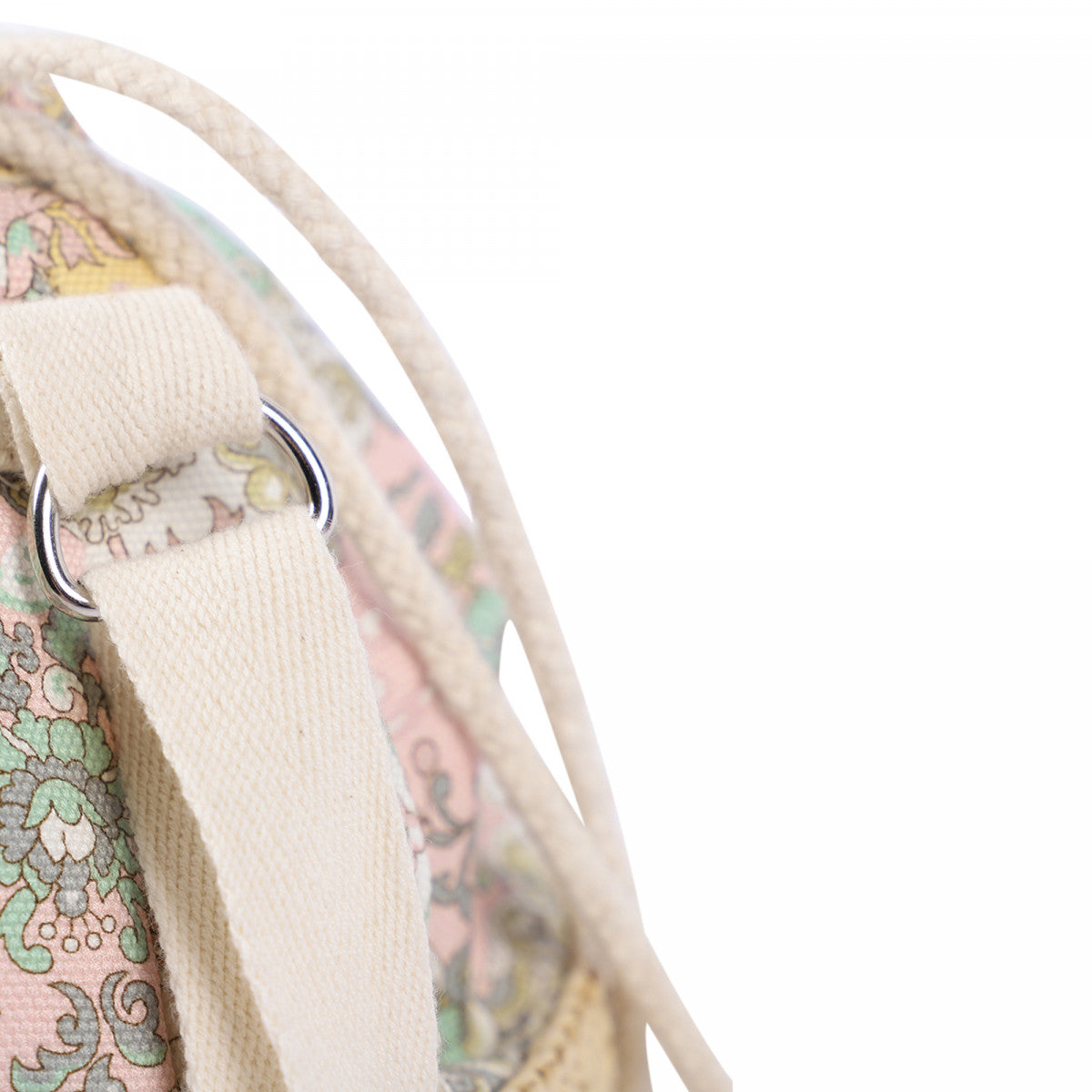 Girls Yellow Floral Raffia Bag