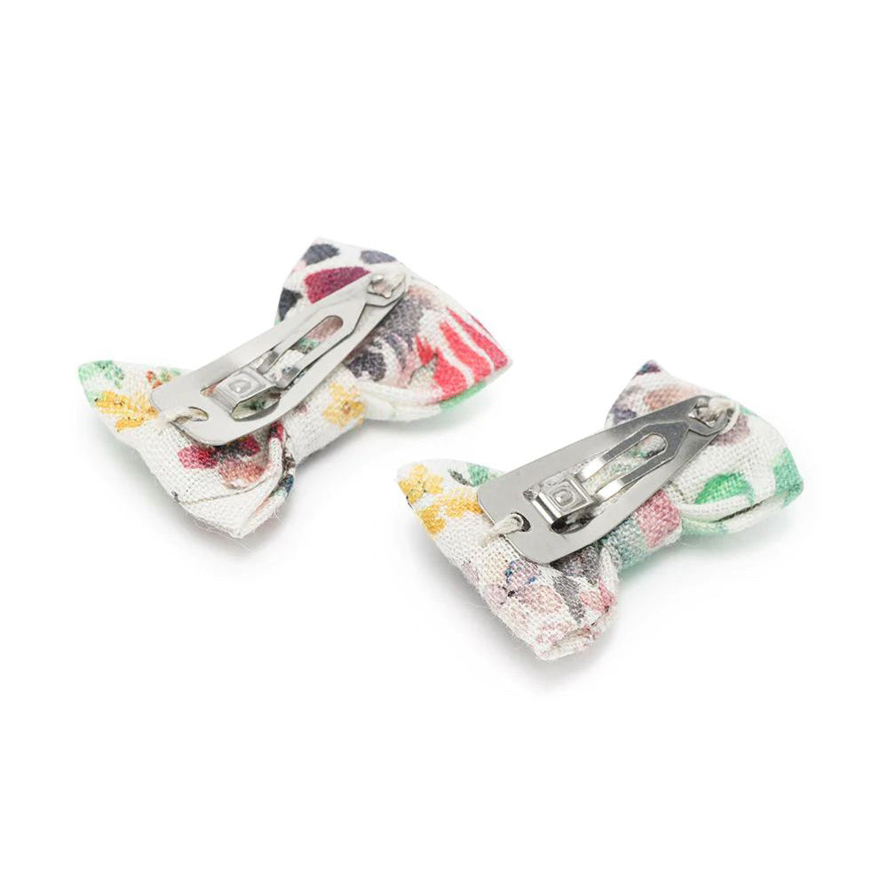 Girls Red Floral Hair Slide