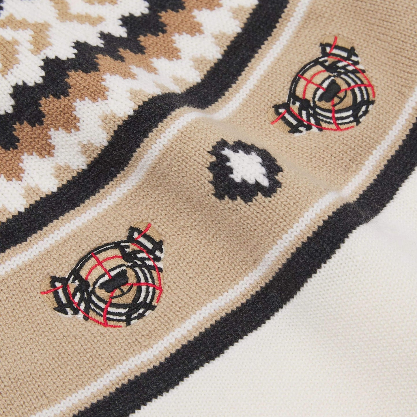 女童驼色刺绣羊毛斗篷