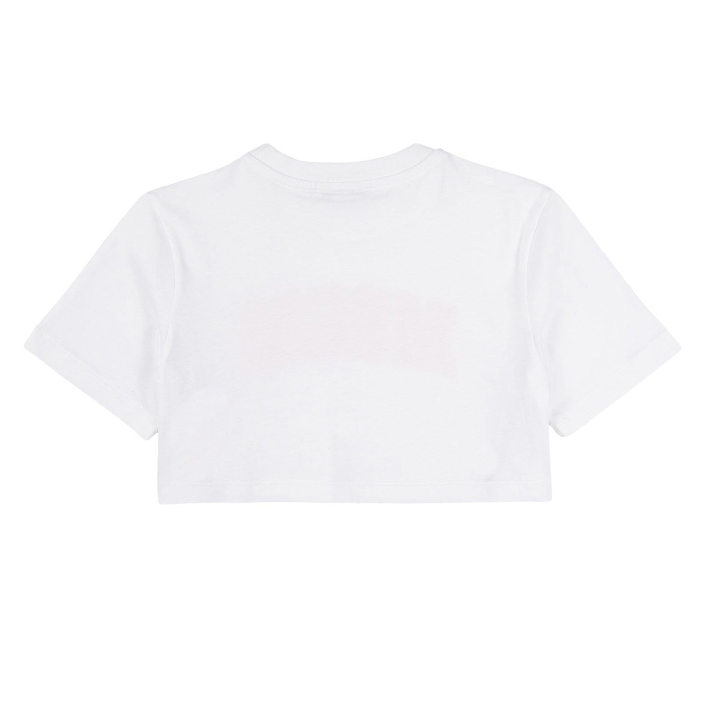 女童白色Logo棉T恤