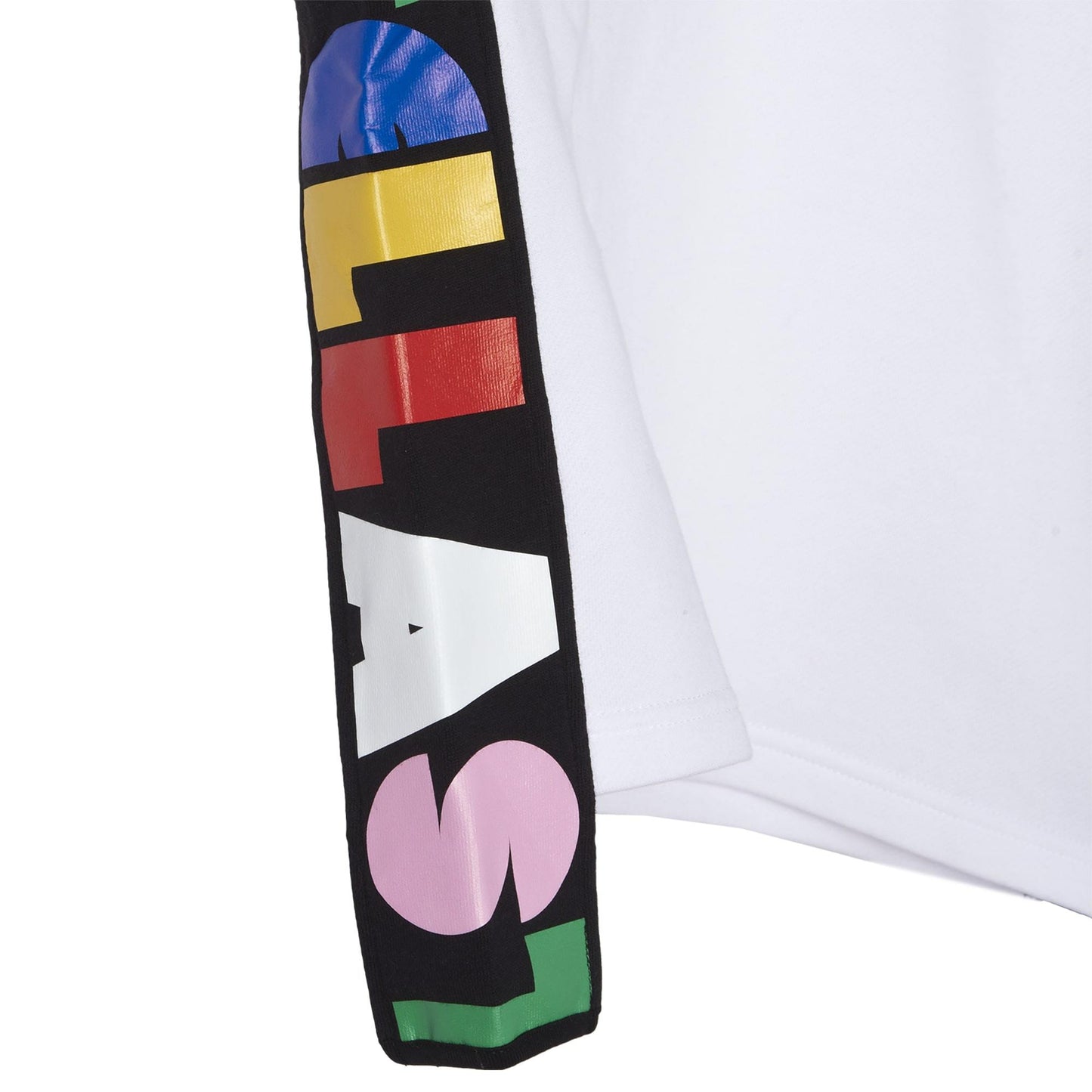 女童白色Logo棉卫衣