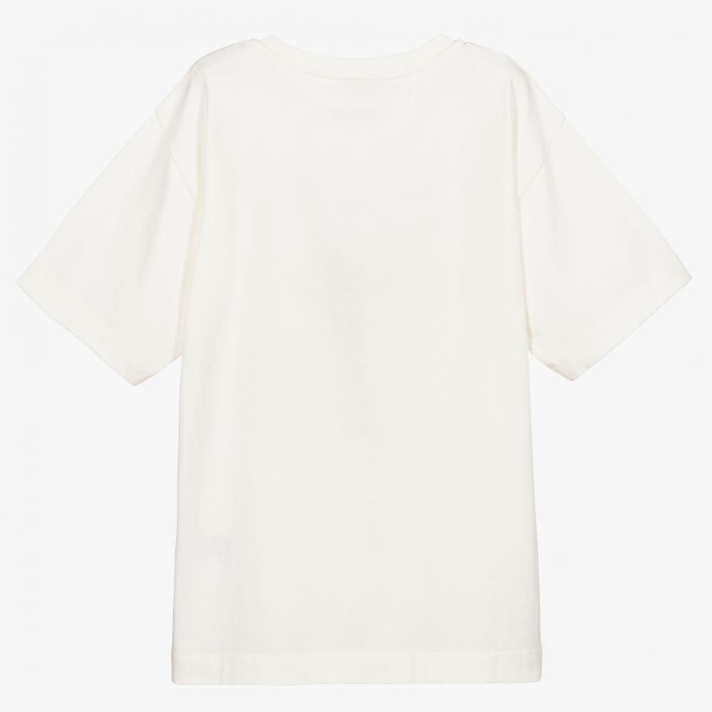 儿童白色Logo棉T恤