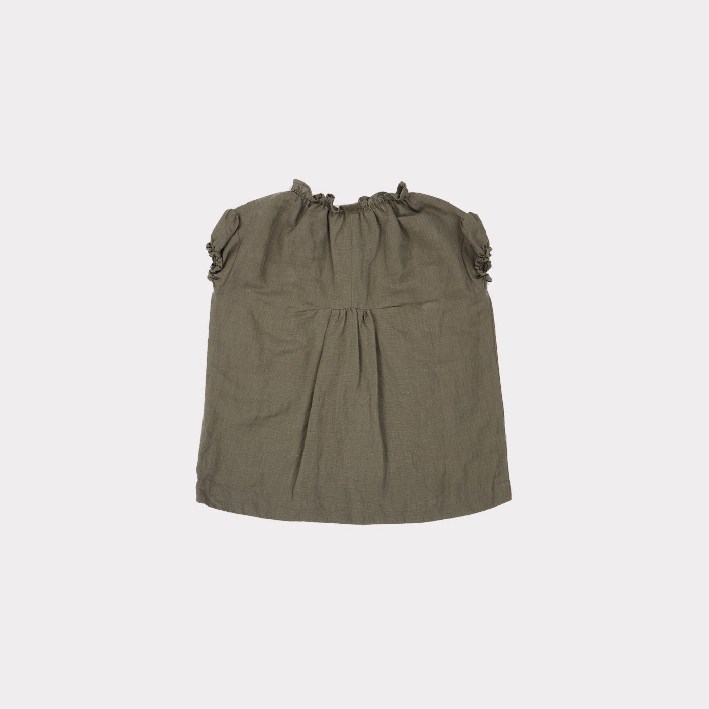 Baby Girls Dark Olive Dress