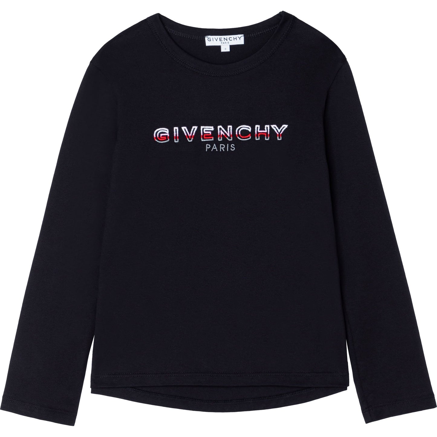 女童黑色Logo棉T恤