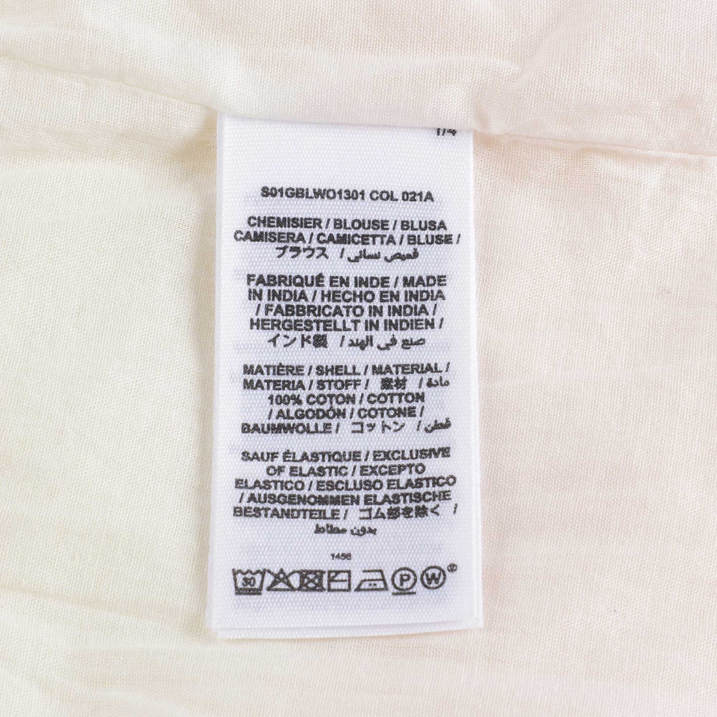 女童彩色荷叶边棉上衣