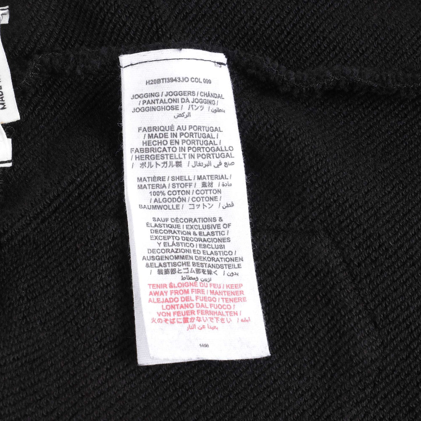 Girls Black Cotton Pants