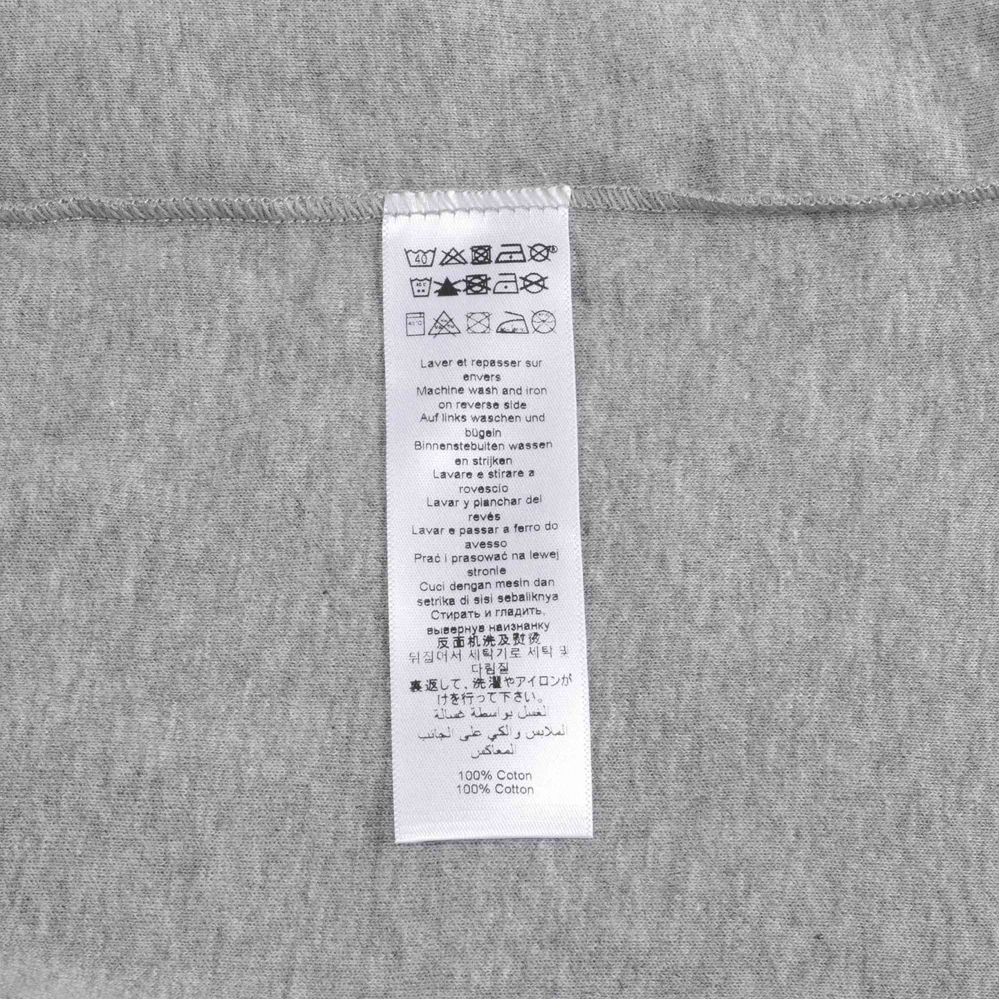 Girls Grey Cotton Turtleneck
