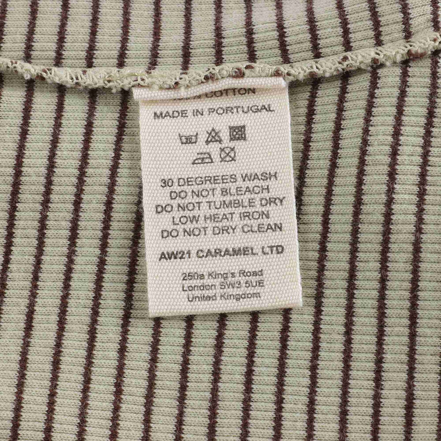 婴儿柠檬色条纹棉连体衣