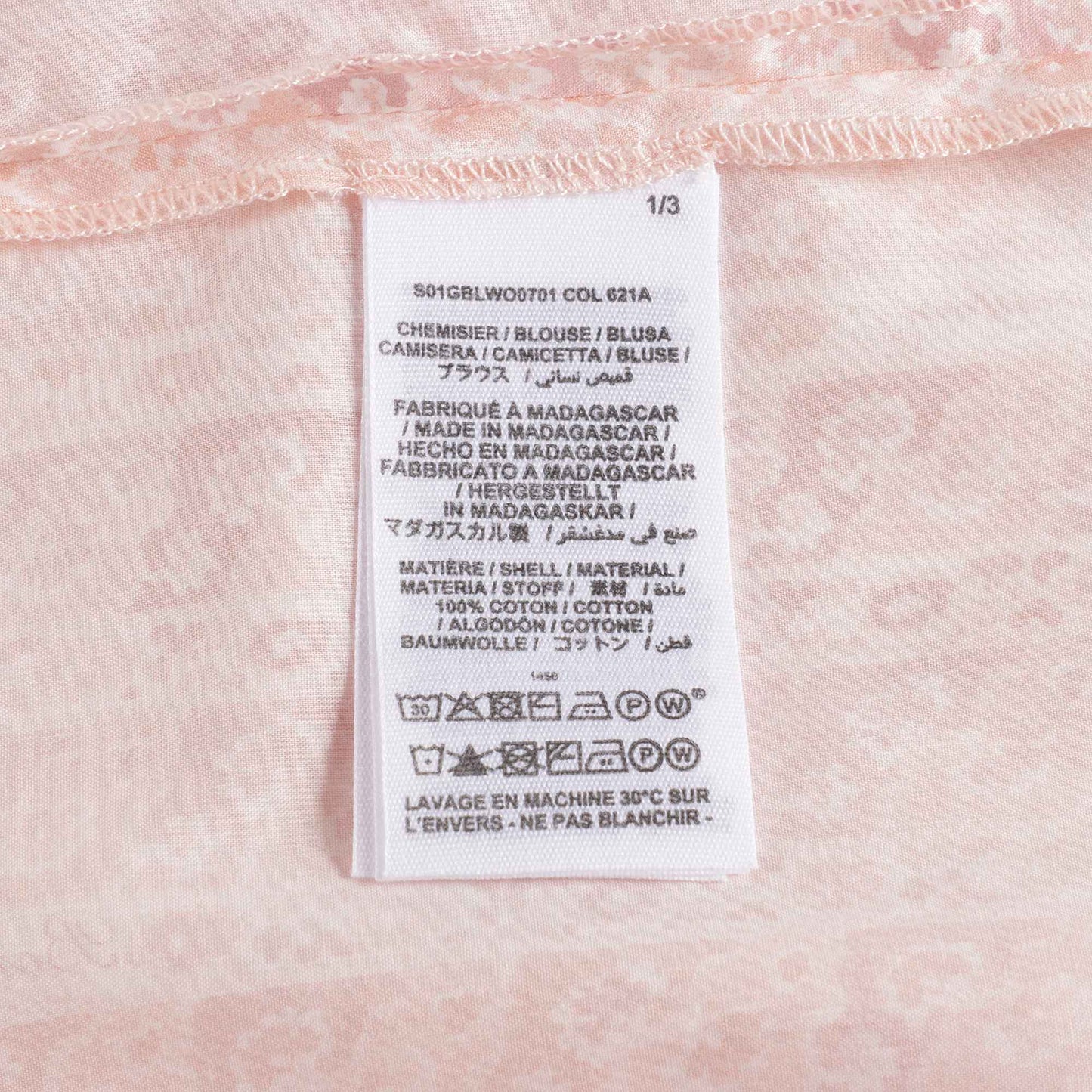 Girls Light Pink Cotton Top