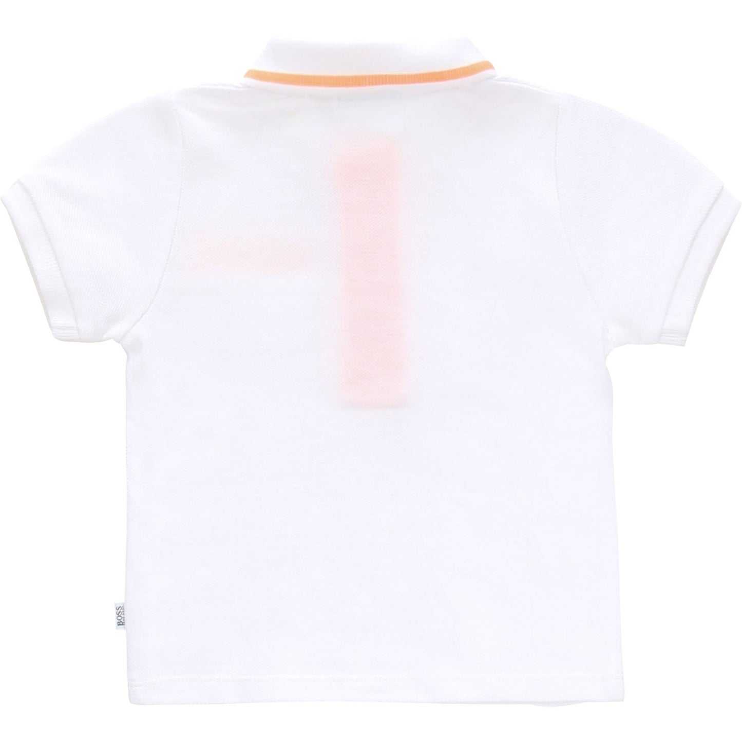 Baby Boys White Cotton Polo Shirt