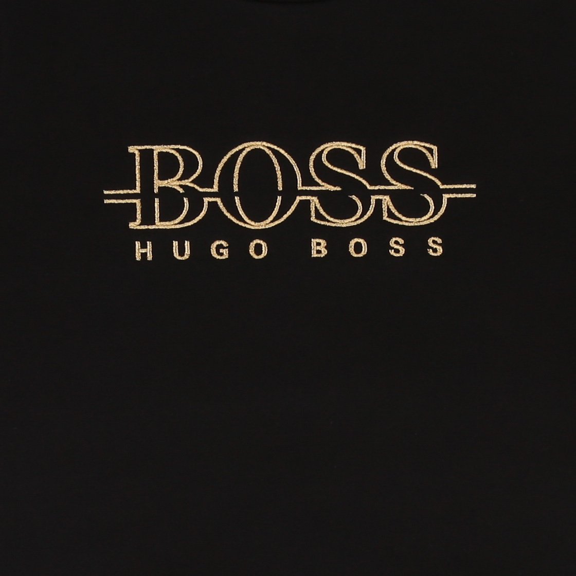 Boys Black Logo Cotton Sweater