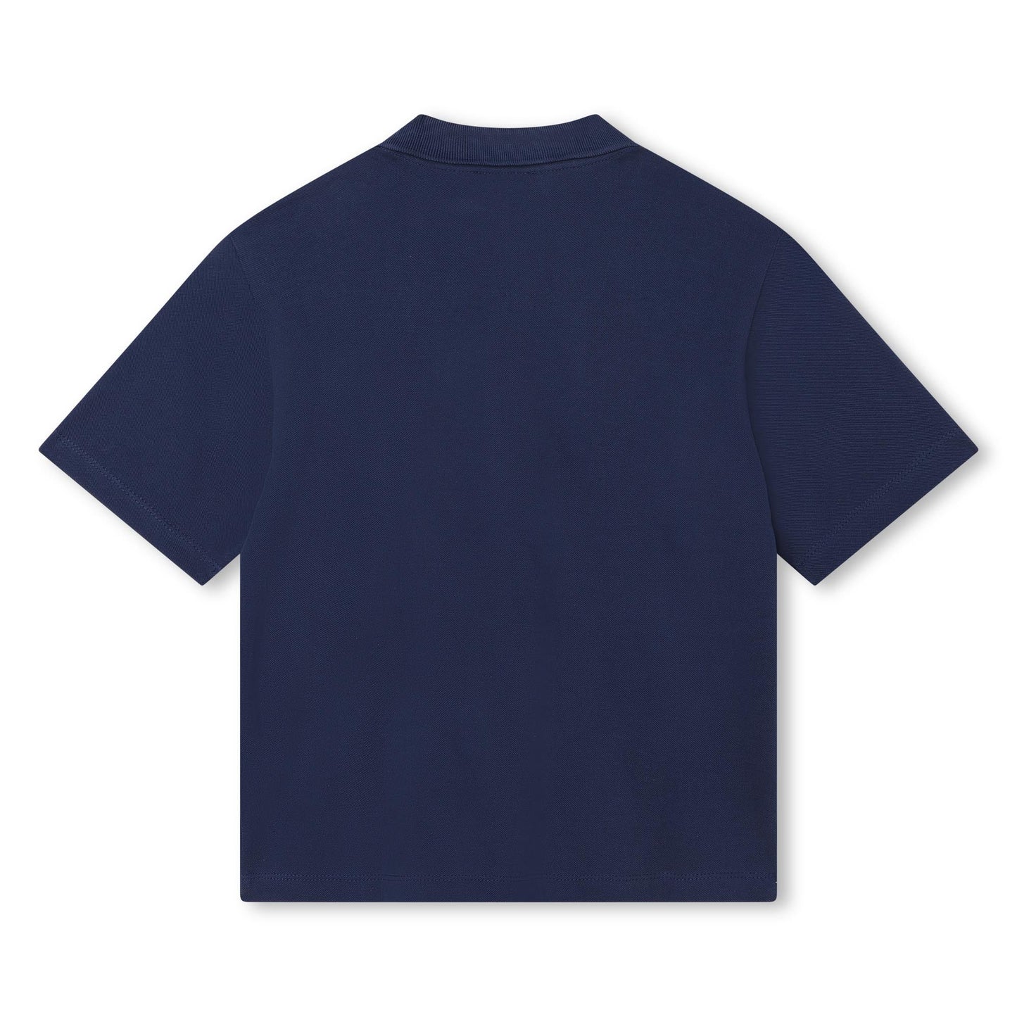 男童藏青色Logo棉Polo衫