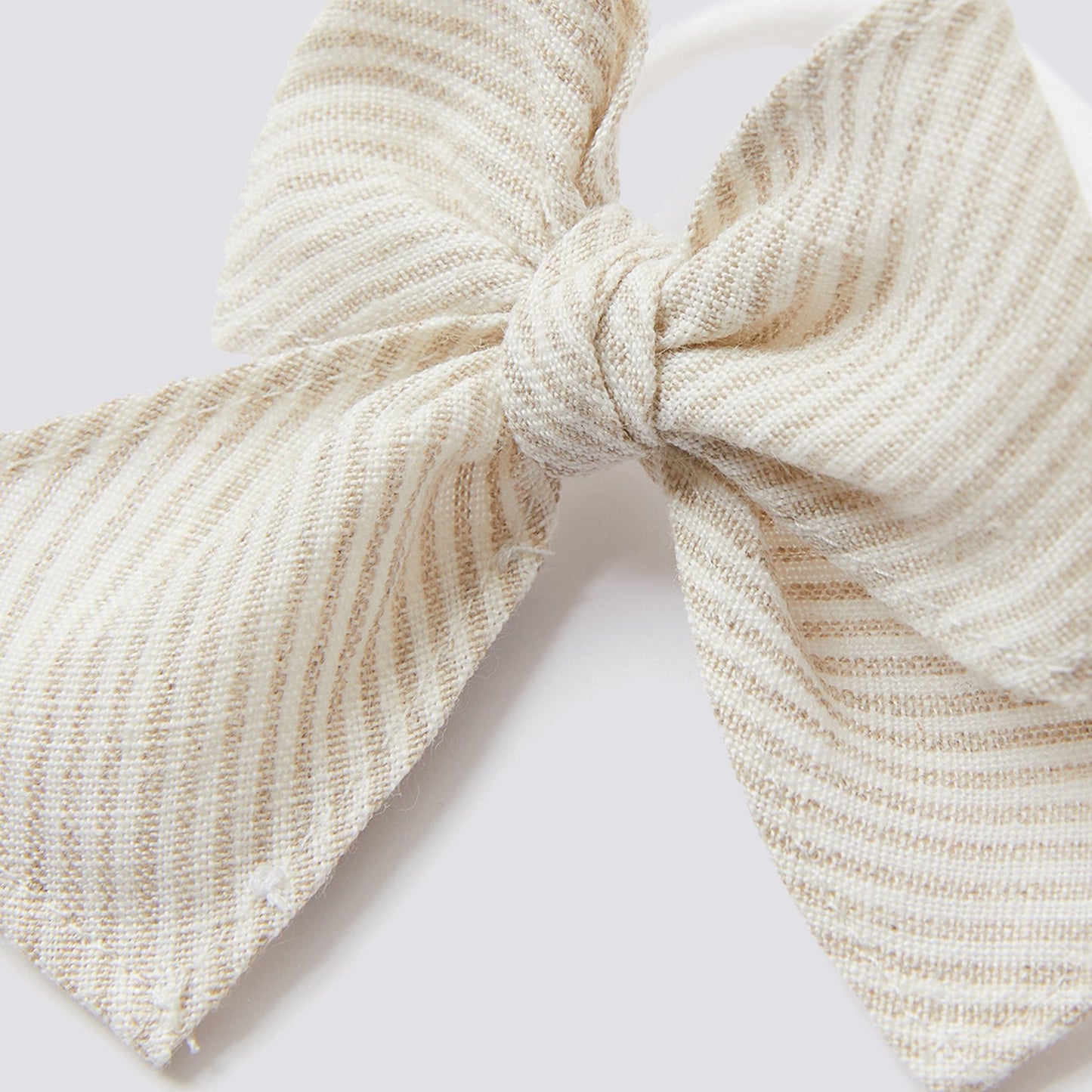 Girls Small Beige Line Hair Accessory