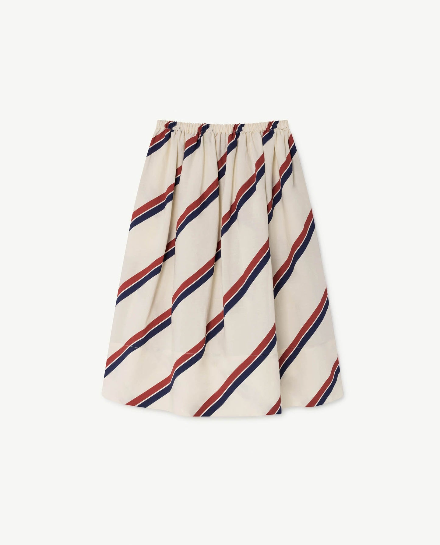 女童白色条纹短裙