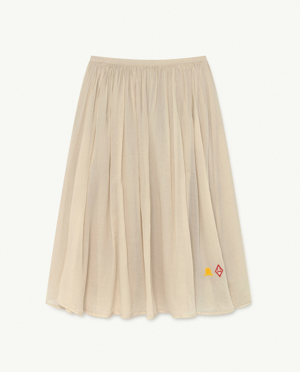 女童粉色Logo棉短裙