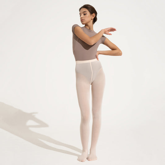 女士浅粉色连裤袜(0051/light pink)