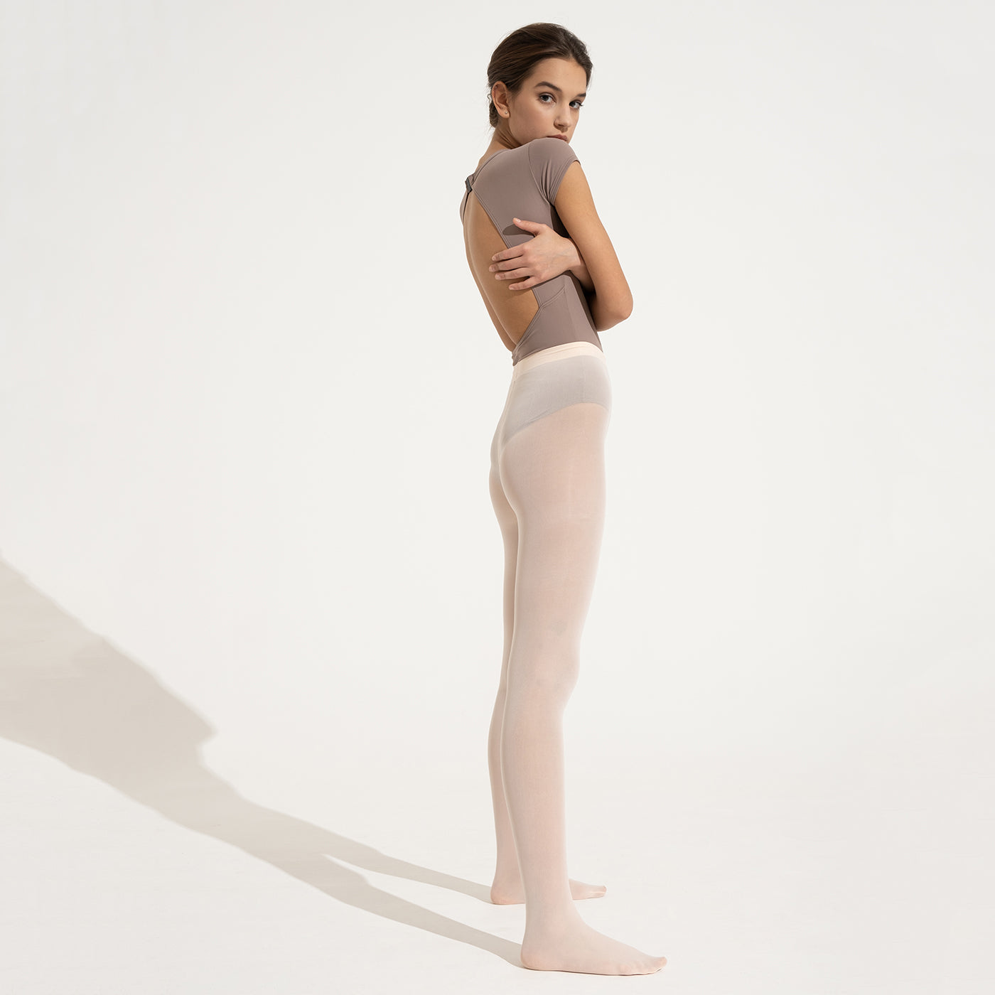 女士浅粉色连裤袜(0051/light pink)