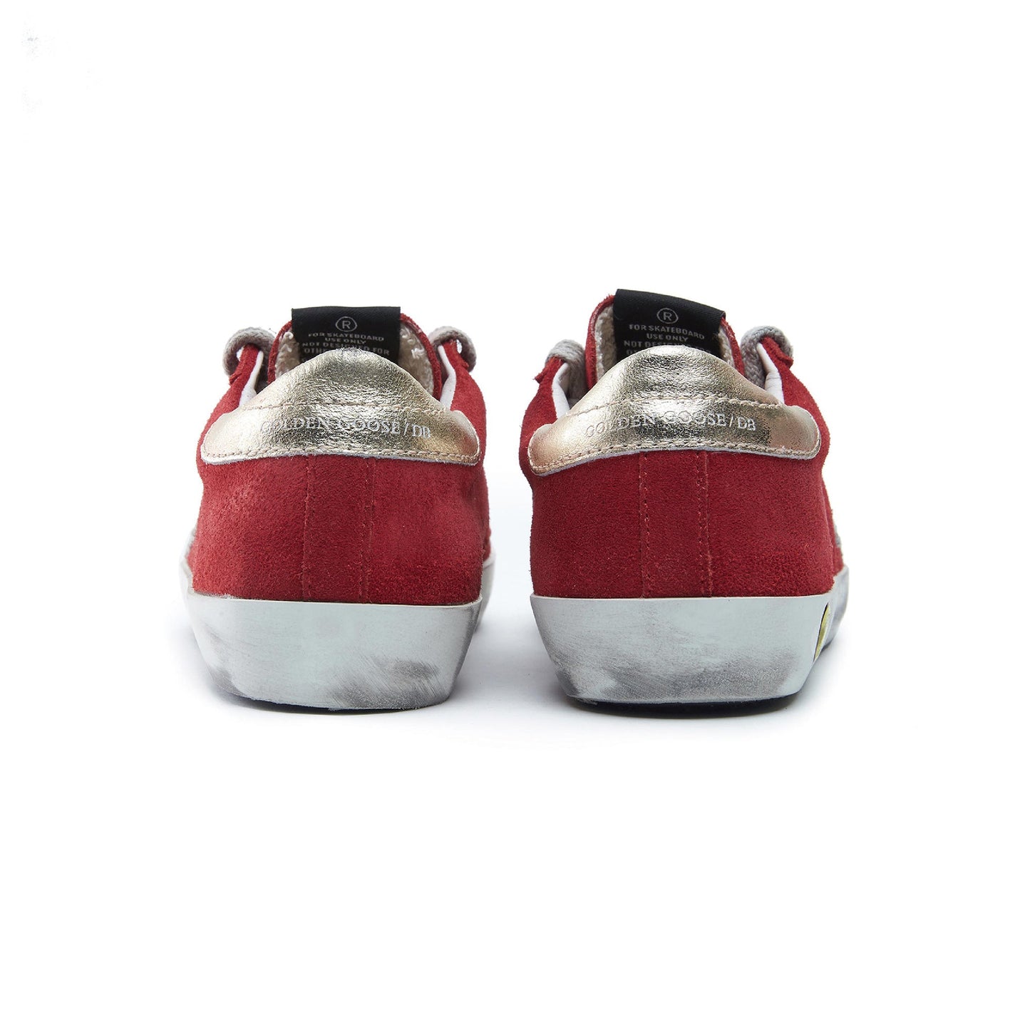 Boys & Girls Red & Silver Star Leather Shoes