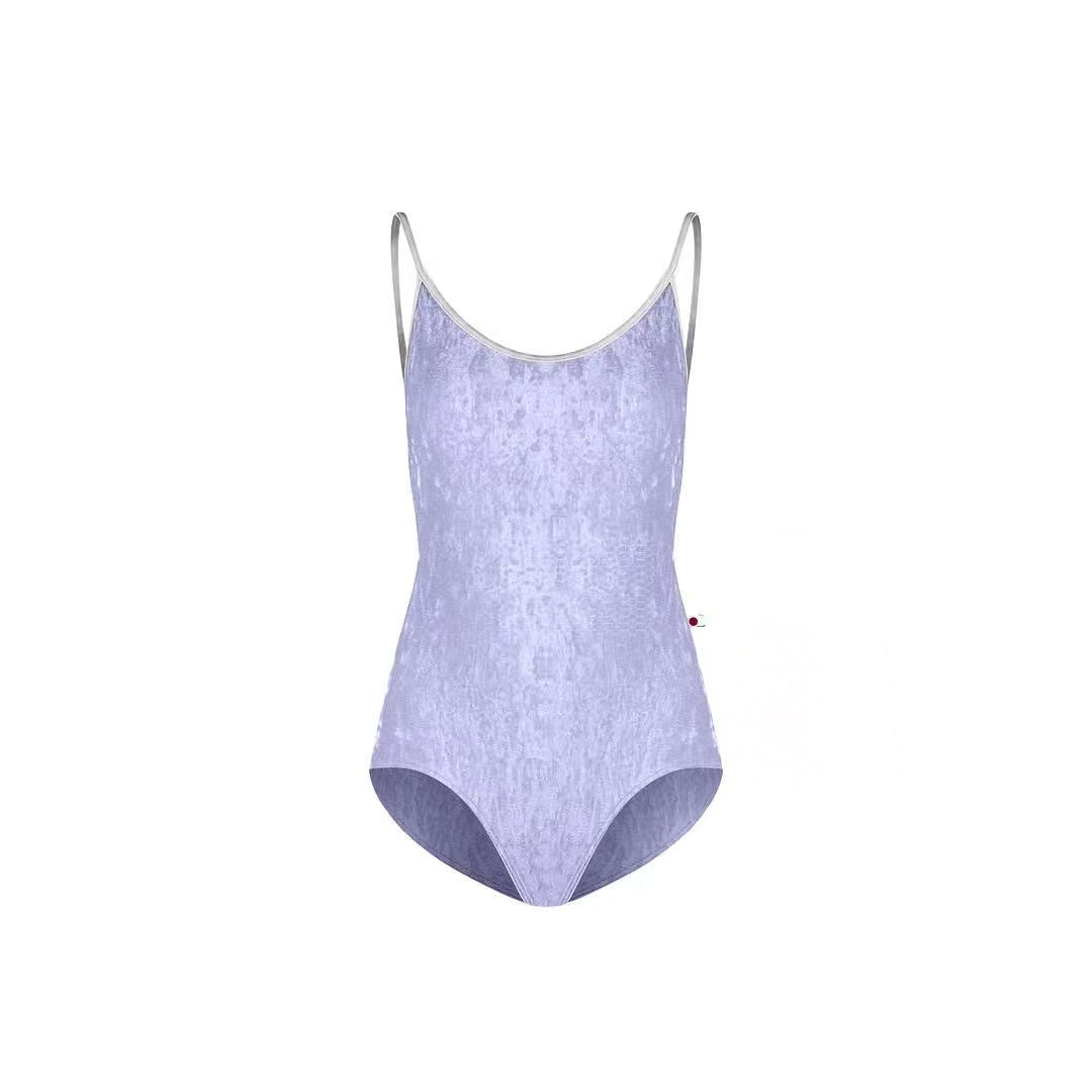 女士紫色"Fiona/CV-Angelic/CV-Silver/Mesh-White"芭蕾舞连体衣(无衬)