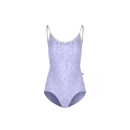 女士紫色"Fiona/CV-Angelic/CV-Silver/Mesh-White"芭蕾舞连体衣(无衬)
