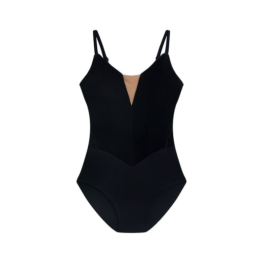 女童黑色丝绒芭蕾舞连体衣(有衬里DAD4049MP/black)