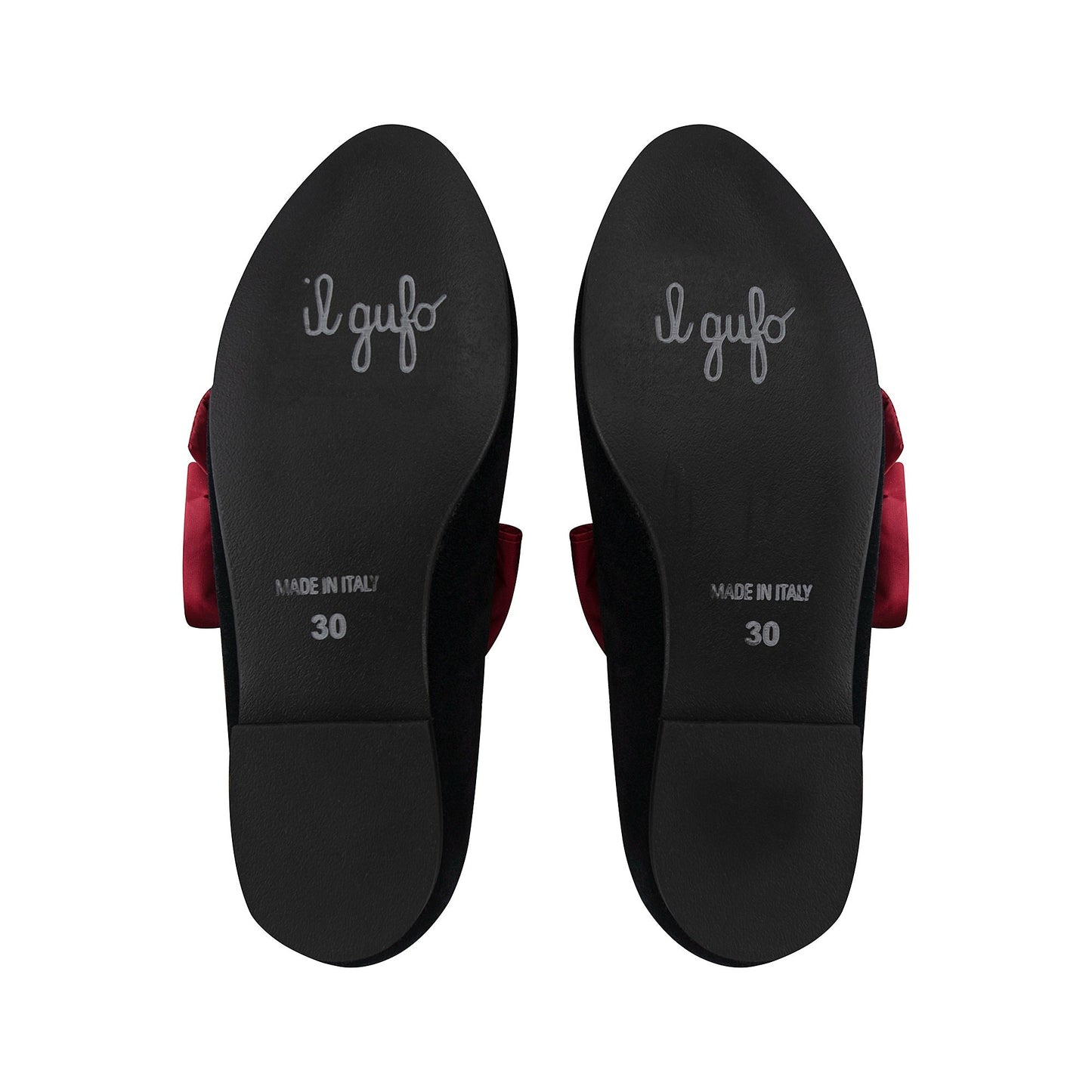 女童蓝色蝴蝶结平底鞋