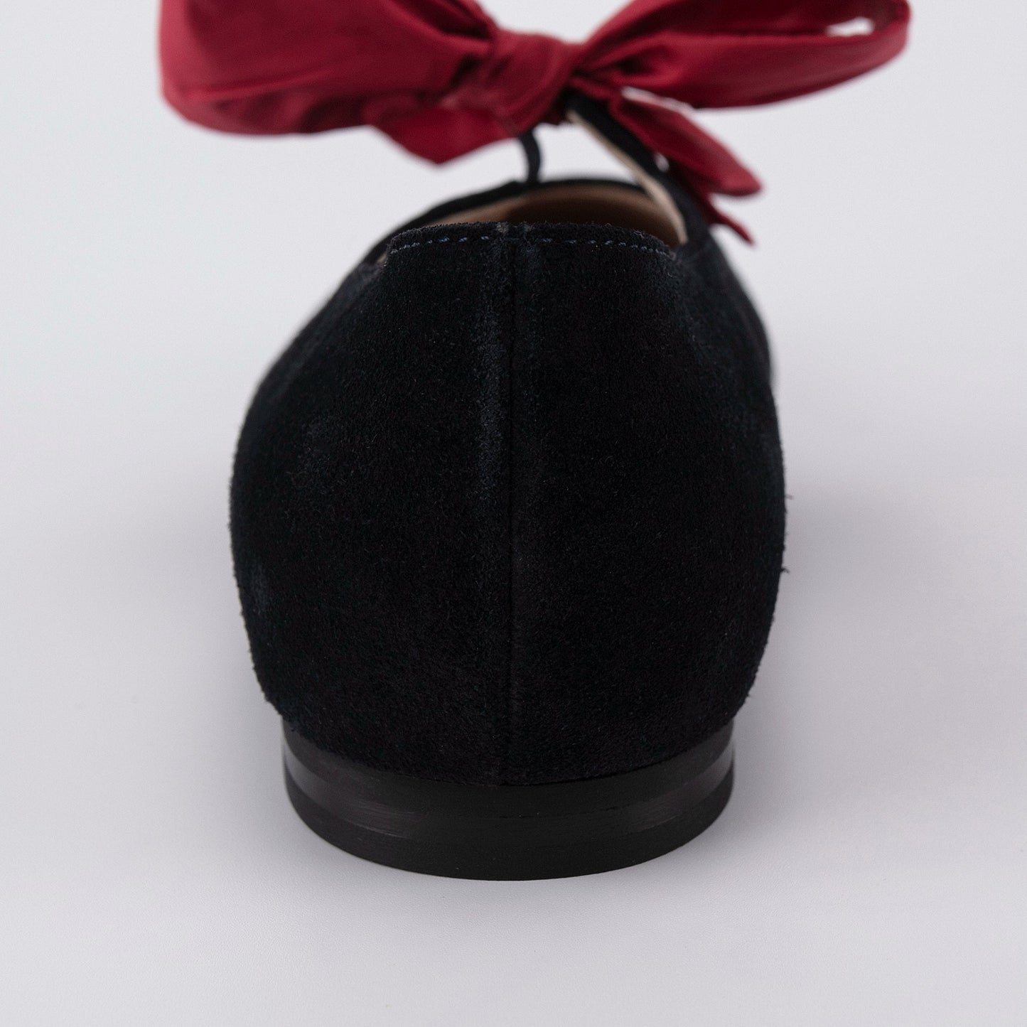 女童蓝色蝴蝶结平底鞋