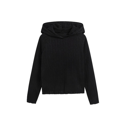 女童黑色芭蕾舞连帽上衣(DAD5038/black)