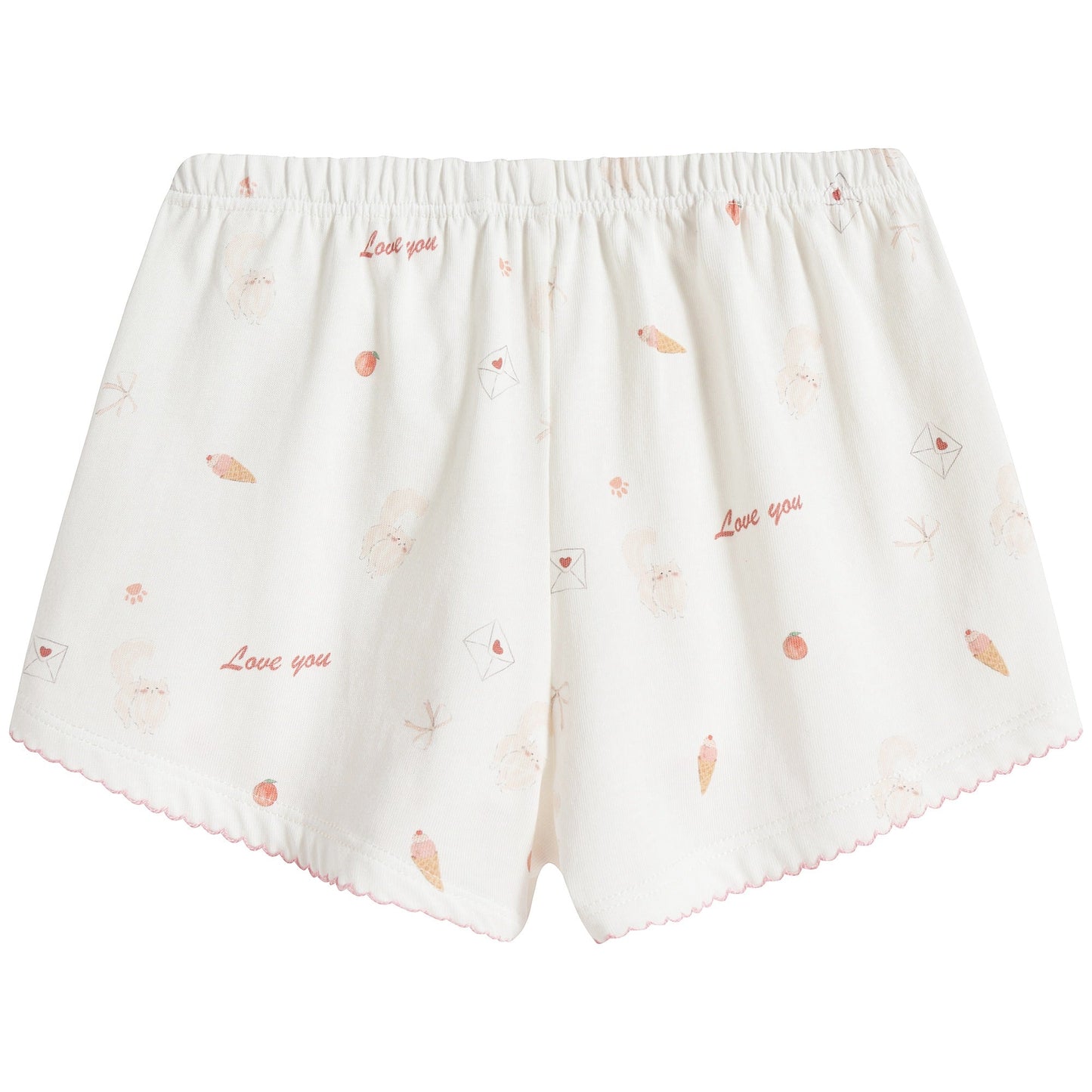 女童猫咪印花分体睡衣