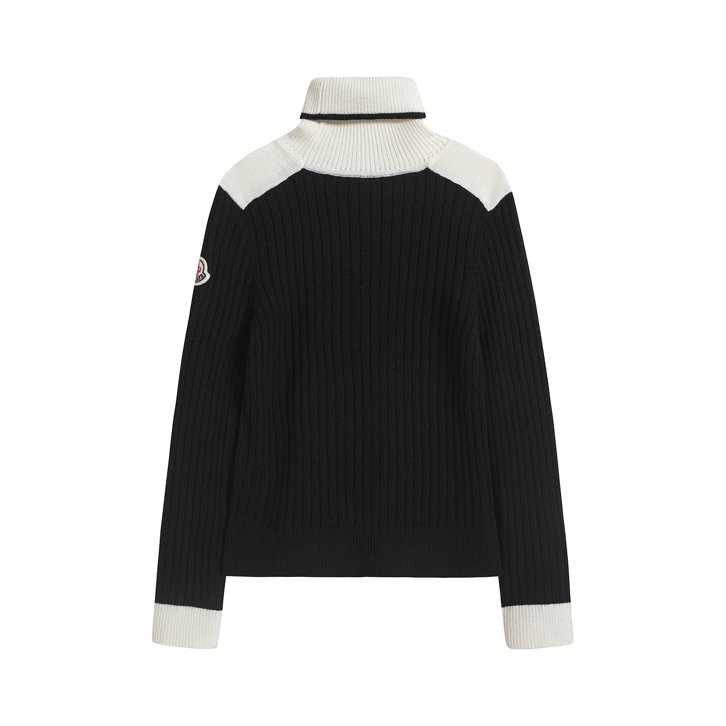 女童黑色Logo羊毛毛衣