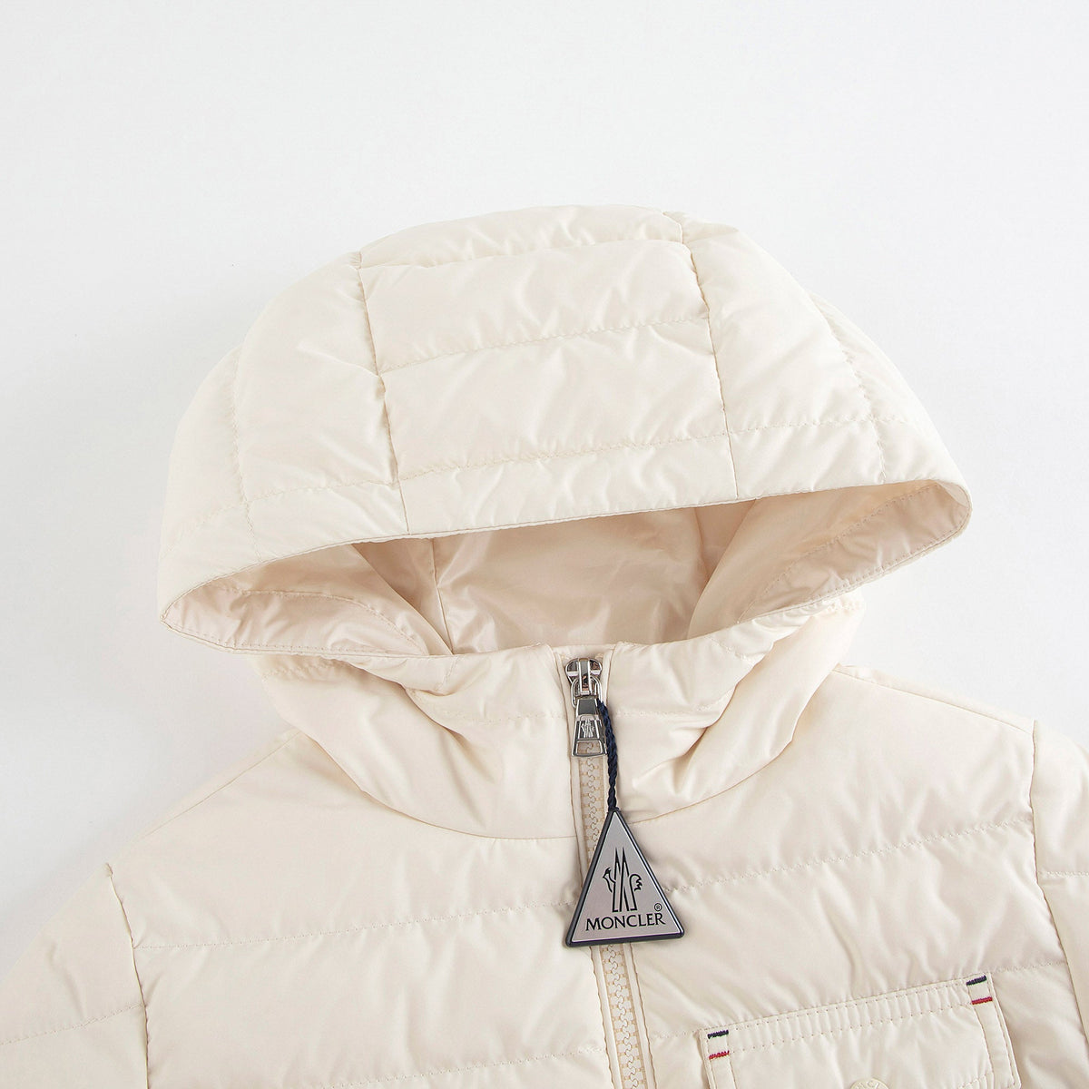 男童白色"QUILLON"羽绒服
