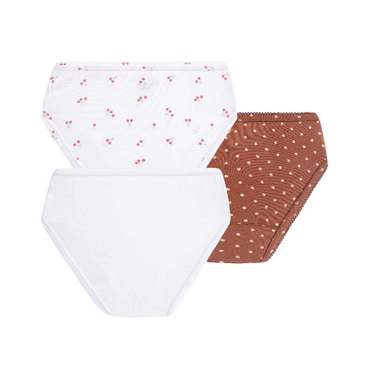 女童复古内裤三个装