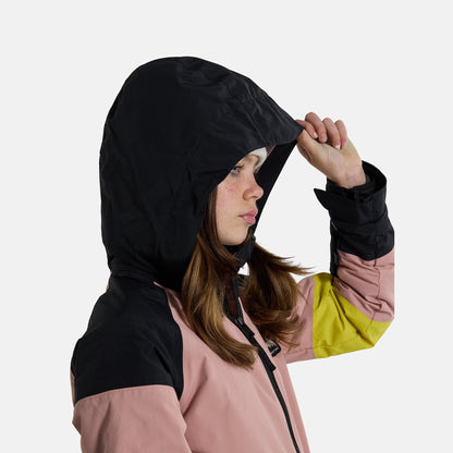 女童粉色滑雪服