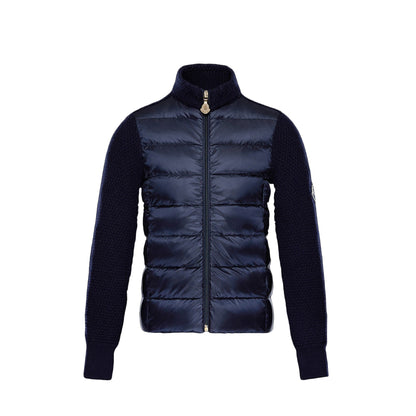 Girls Dark Blue "MAGLIA TRICOT" Cardigan