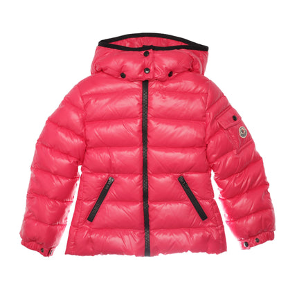Girls Pink Hooded Padded Down 'Bady' Jacket