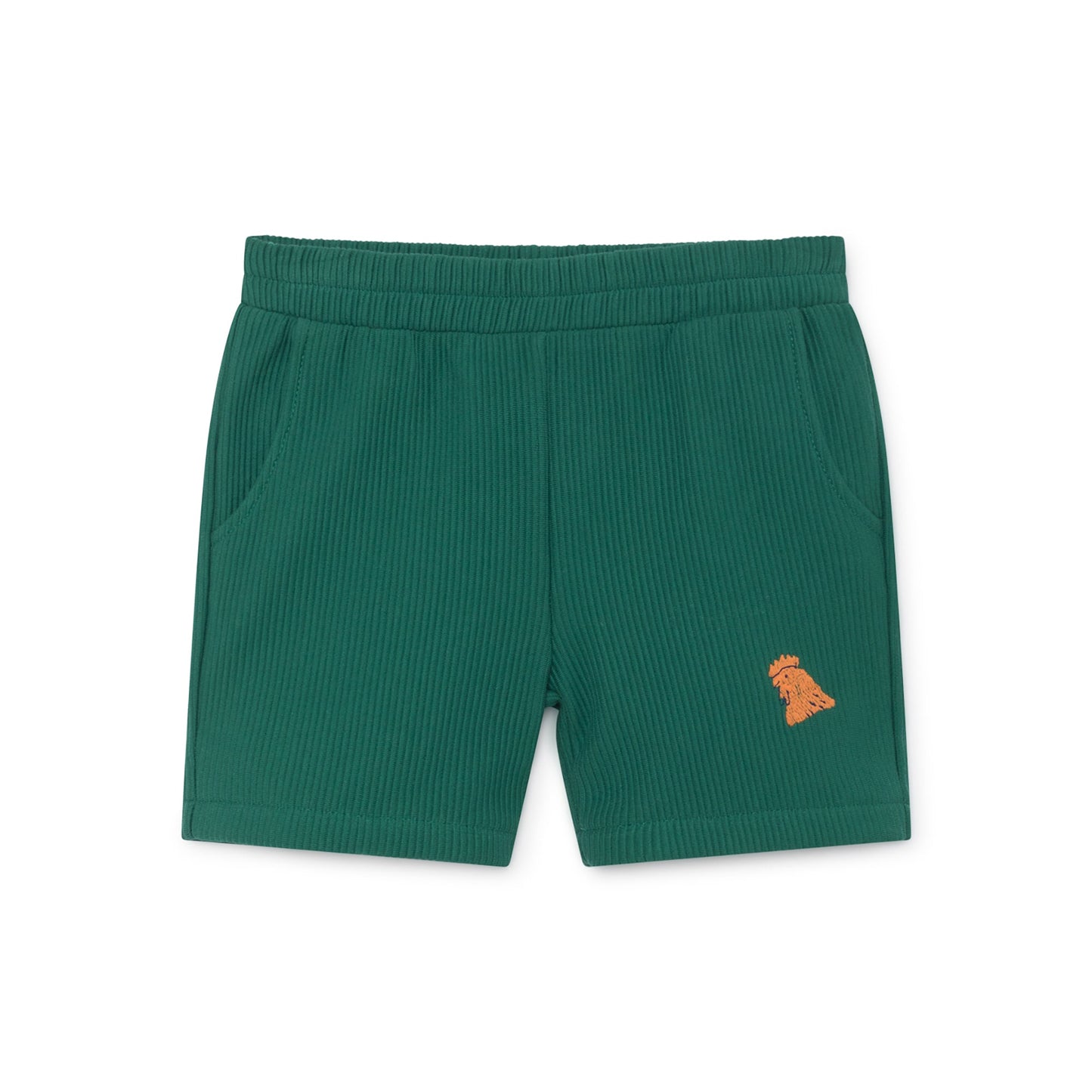 Boys Frosty Spruce Orange Cotton Shorts