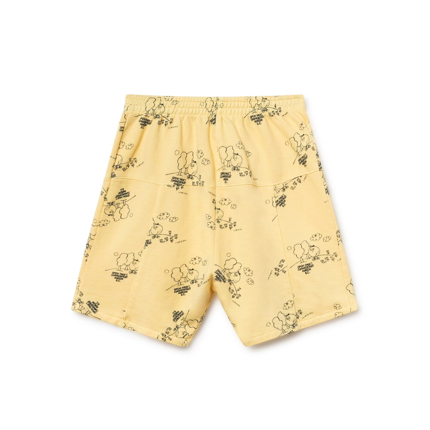 Boys Mellow Yellow Orange Cotton Shorts