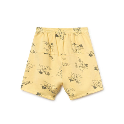 Boys Mellow Yellow Orange Cotton Shorts