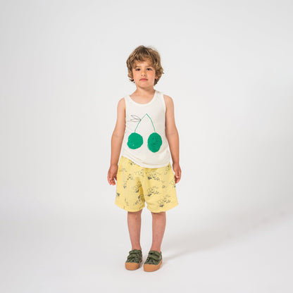 Boys Mellow Yellow Orange Cotton Shorts