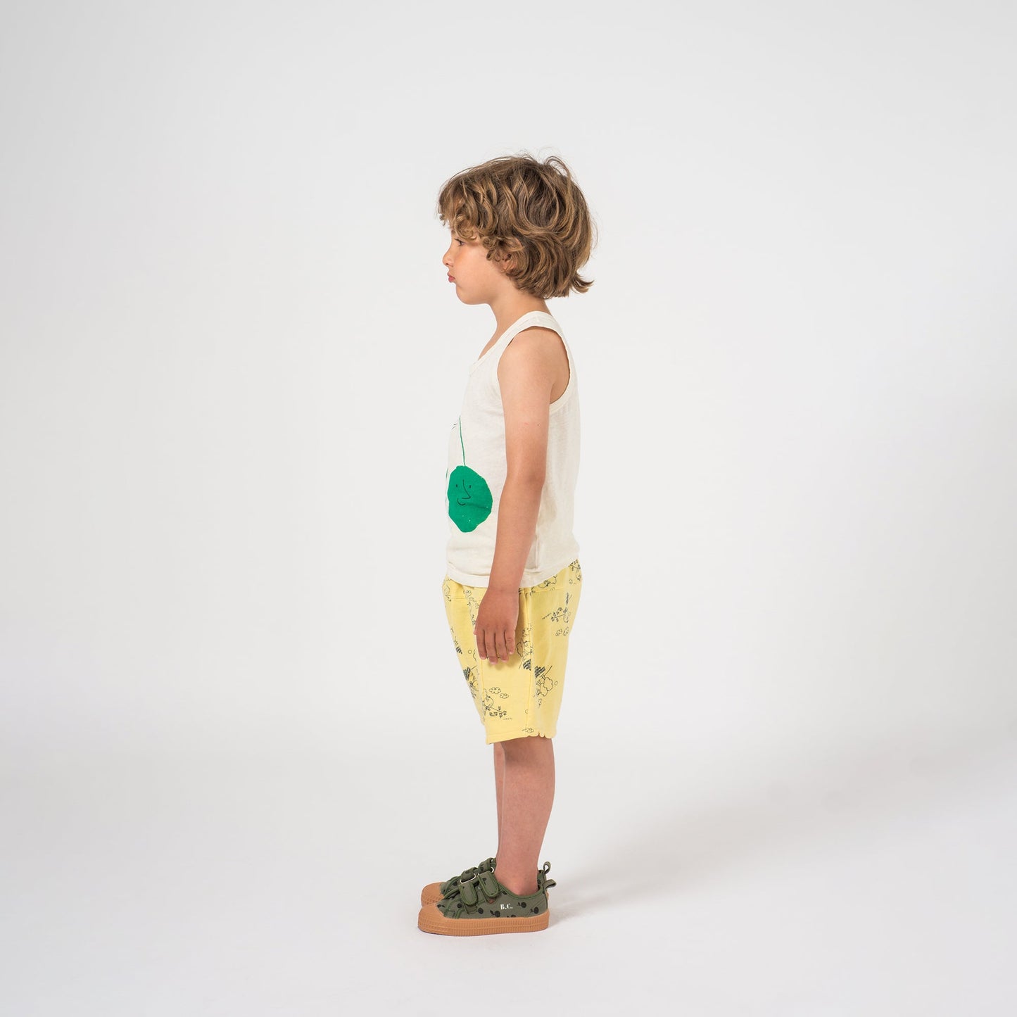 Boys Mellow Yellow Orange Cotton Shorts