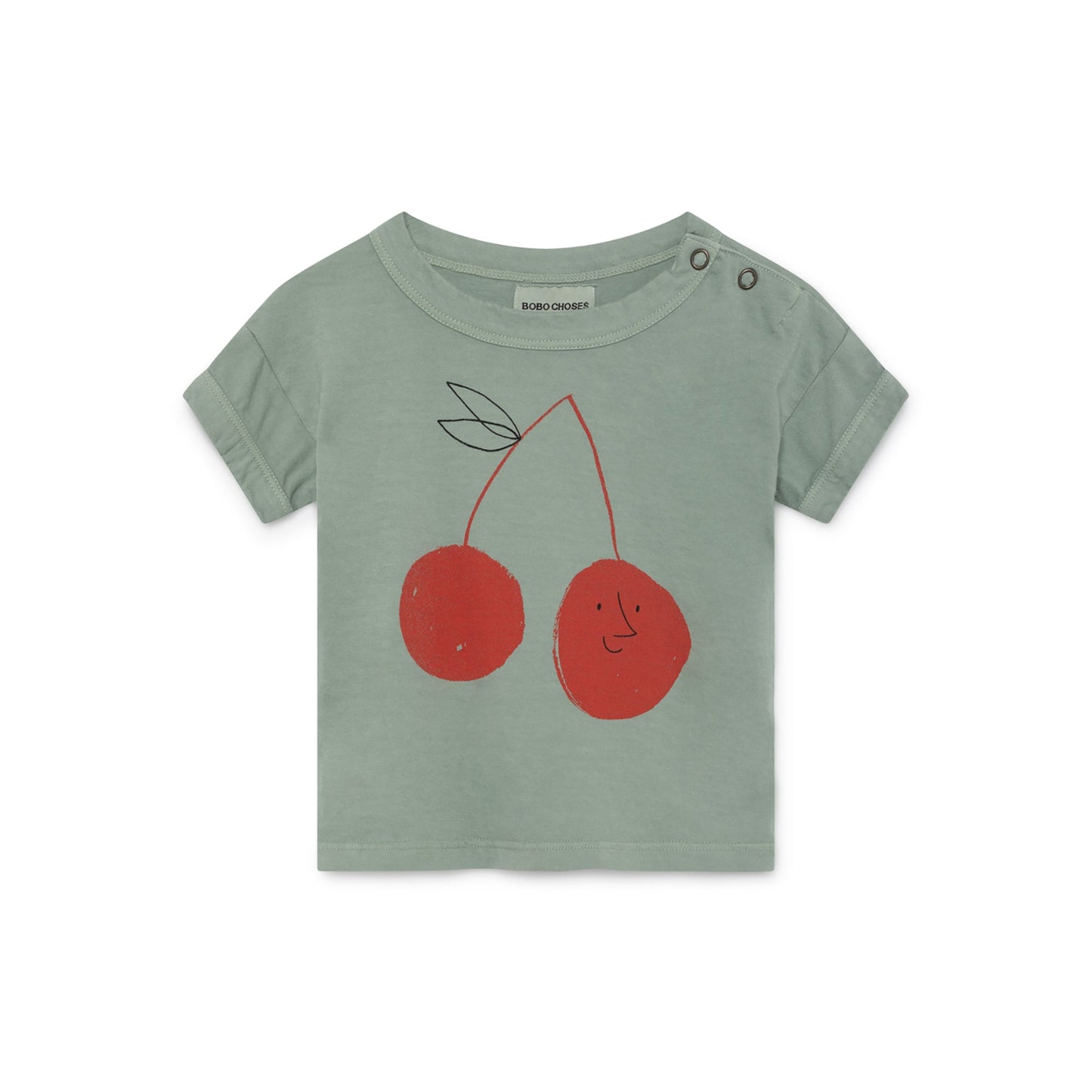 Baby Purple Plumeria Orange Cotton T-shirt