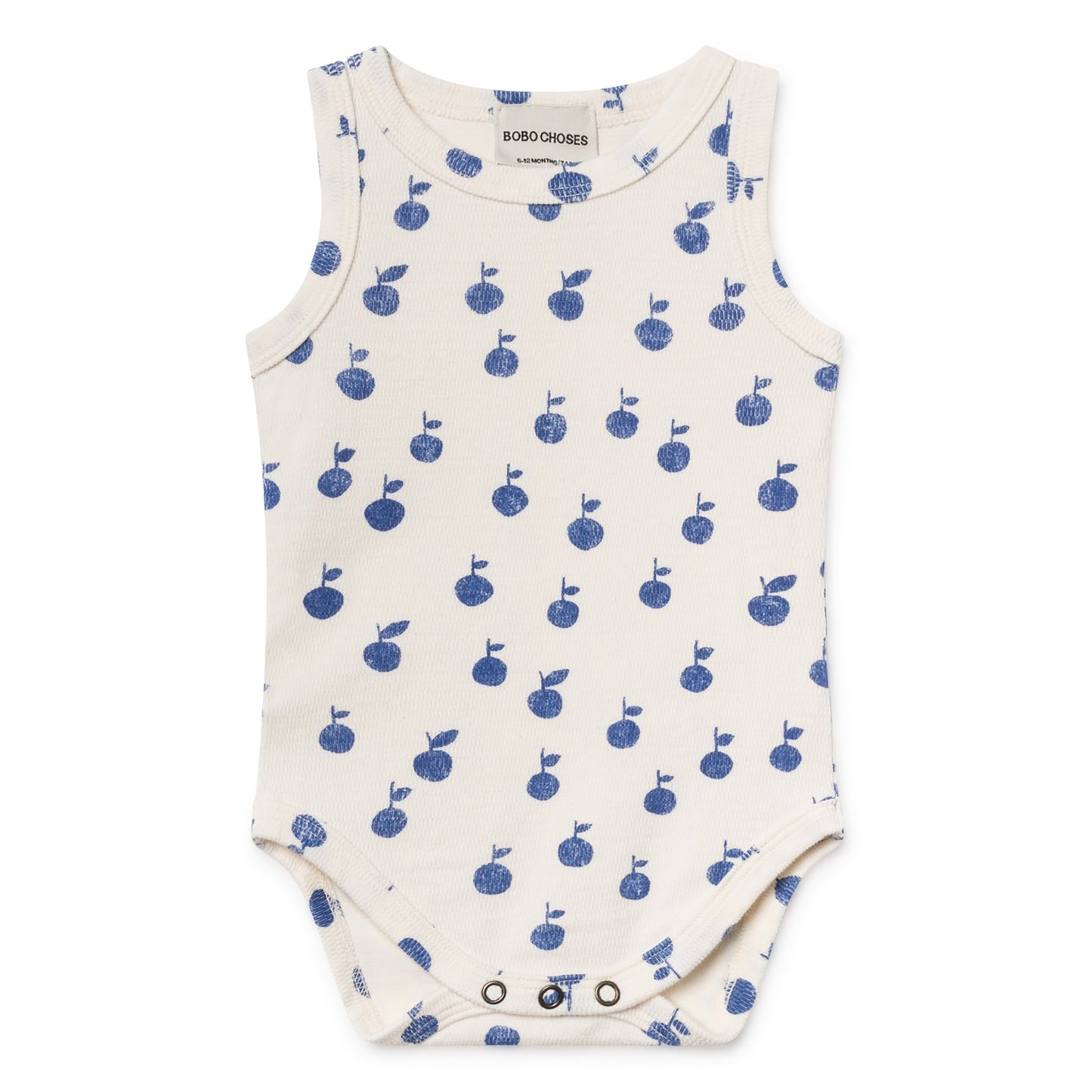 Baby White Cotton Apples Tank Body