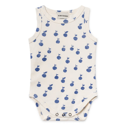 Baby White Cotton Apples Tank Body