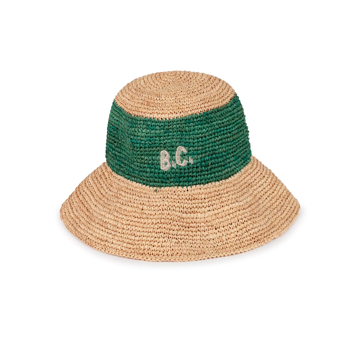 Girls Beige Wicker Hat