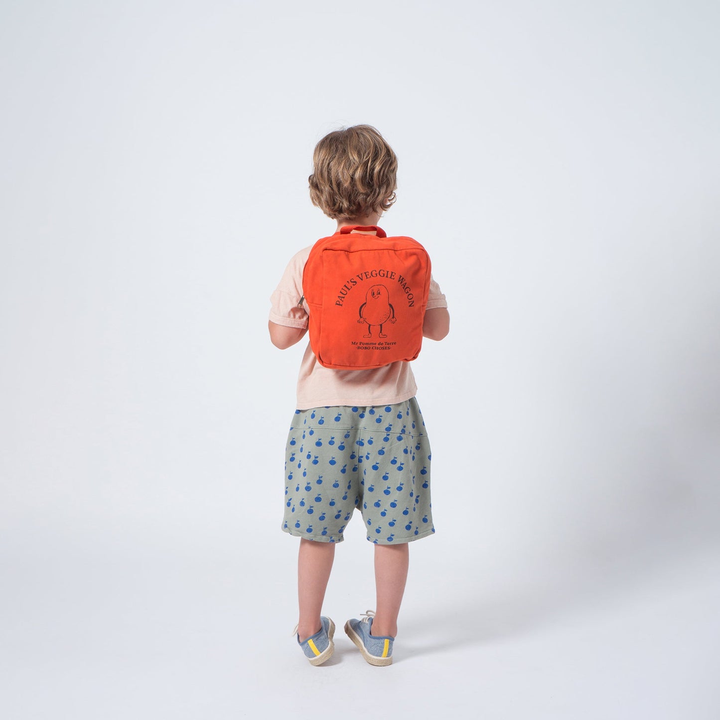 Girls Red Clay Pomme de Terre Petit School Bag