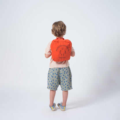 Girls Red Clay Pomme de Terre Petit School Bag