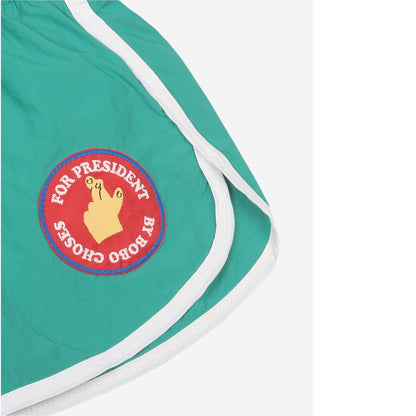 男童绿色游泳短裤